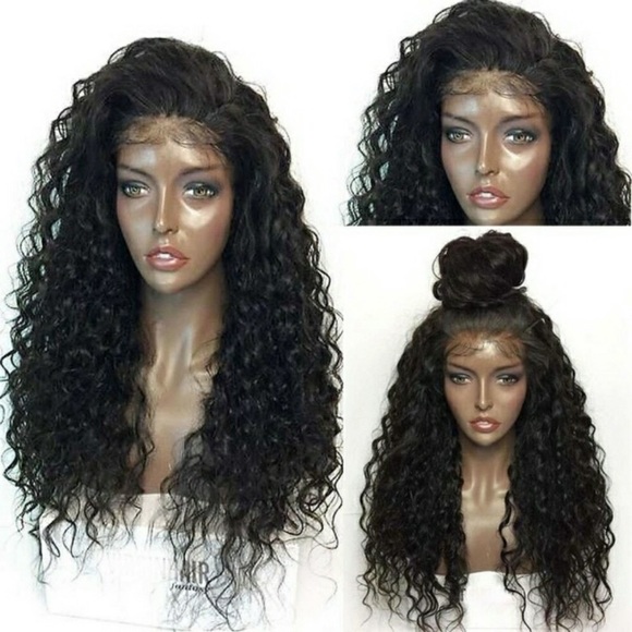 Black curly LaceFront Wig *NWT* main image 5